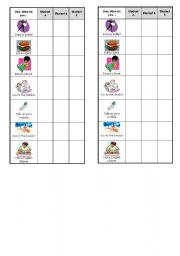 Activity Cards - How Often?