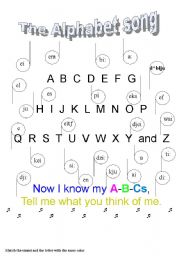 The alphabet song