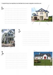 English worksheet: House vocabulary
