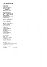 English Worksheet: listening- Leona Lewis 