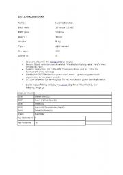 English worksheet: Writing profiles