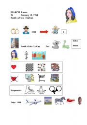 English Worksheet: Laura March