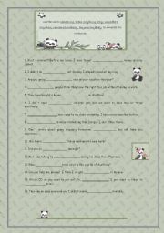 English Worksheet: Something, Anything, Somewhere, Anywhere, Someone, Anyone, Some, Any