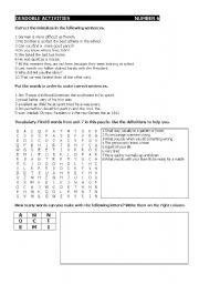 English worksheet: comparatives and more