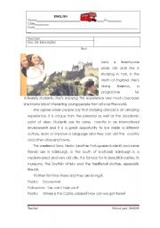 English Worksheet: studying abroad