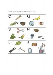 English Worksheet: Phonics