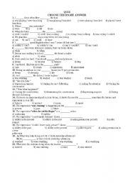 English worksheet: QUIZ