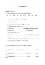 English worksheet: worksheet