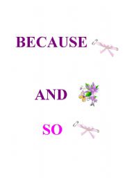 English Worksheet: linking words