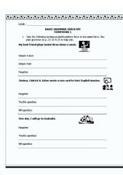 English worksheet: Grammar Review