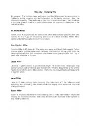 English Worksheet: Role Play 