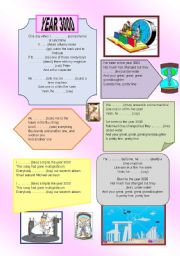 Song Activity--Past Simple--Year 3000 by BUSTED