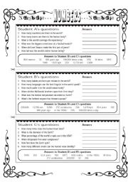 English Worksheet: Numbers... Numbers.. Numbers