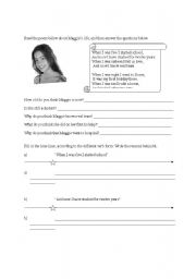 English Worksheet: Poets corner