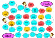 English Worksheet: Frequency Adverbs Board Game