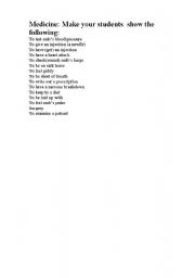 English Worksheet: Health