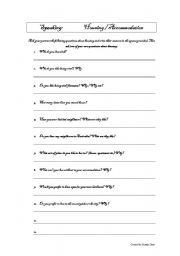 English Worksheet: Housing and accommodation questions