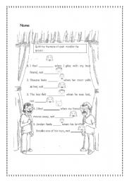 English Worksheet: moods play