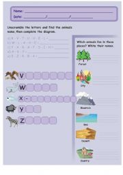 English worksheet: English Alphabet - Part IV