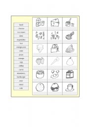 English Worksheet: Vocabulary Matching 