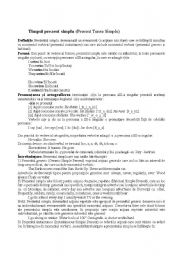 English Worksheet: present tense simple
