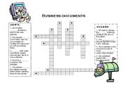 English Worksheet: Bussiness documents