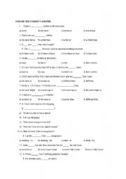 English worksheet: mixed worksheet