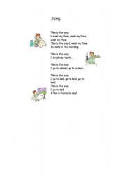 English worksheet: Song this is the way I..