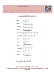 CLASSROOM OBJECTS