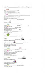 English Worksheet: Broken Srings by James Morrison and Nelly Furtado