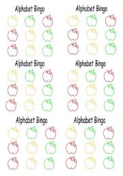 alphabet bingo