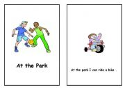 English worksheet: At the park