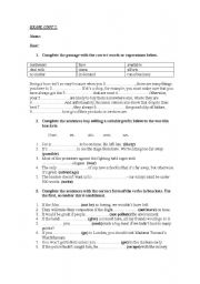 English Worksheet: EXAM ON CONDITIONALS AND SHOPPING VOCABULARY