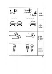 English Worksheet: Plurals