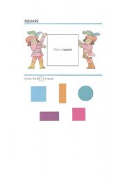 English Worksheet: Shapes