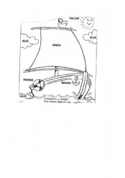 English Worksheet: Boat