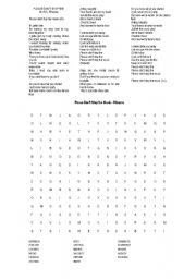 SONG, RIHANNA, RUSSIAN ROULETTE - ESL worksheet by isabel2010