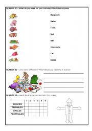 English worksheet: exercise