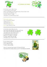 English Worksheet: St Patricks day poems