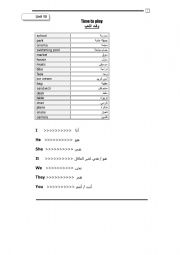 English Worksheet: primary 4