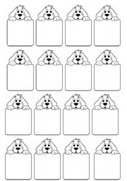 English Worksheet: printable