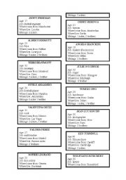 English Worksheet: Speaking