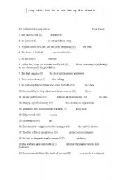 English worksheet: PREPOSITIONS 2