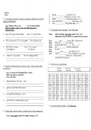 English Worksheet: Have/ has got