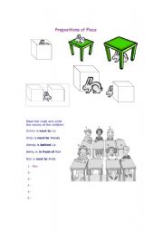 Prepositions of place