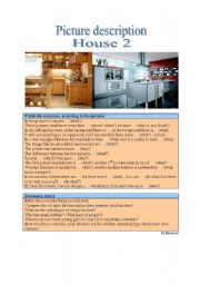 English Worksheet: Picture description - House 2