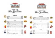 New York Diner Menu