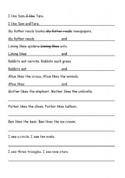 English worksheet: AND