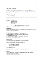 English Worksheet: Types of Noun