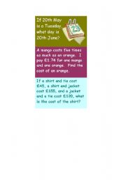 English Worksheet: naughts and crosses game